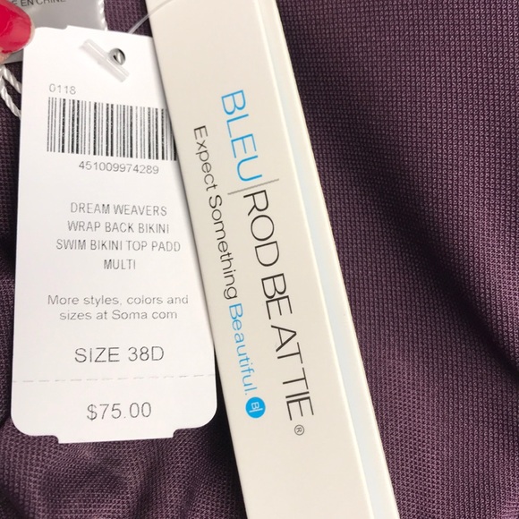 Soma Bright Colored Bikini Top - Picture 6 of 8